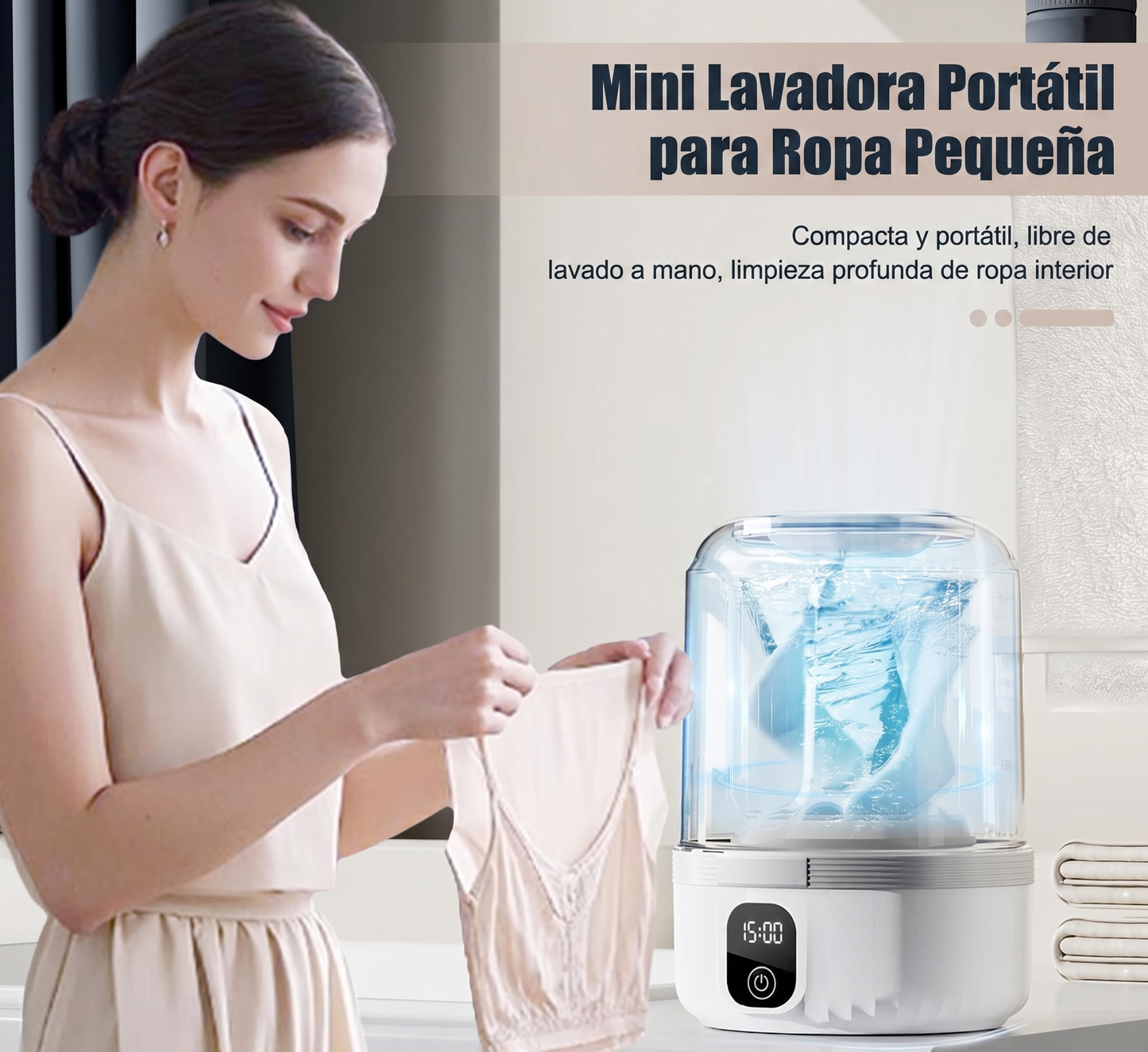 Mini Lavadora Portátil
